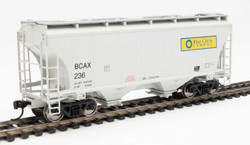 Walthers Mainline HO 910-7566 39' Trinity 3281 2-Bay Covered Hopper Blue Circle Cement BCAX #236