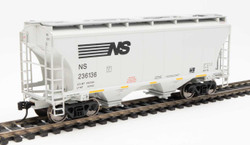 Walthers Mainline HO 910-7588 39' Trinity 3281 2-Bay Covered Hopper Norfolk Southern NS #236136