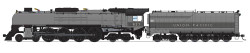 Broadway Limited Imports HO 7365 Union Pacific 4-8-4 Class FEF-2 with Paragon4 Sound/DC/DCC and Smoke 'Two-Tone Grey w/ Aluminum' UP #827