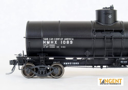 Tangent Scale Models HO 19069-03 General American 1917-design 10,000 Gallon Insulated Tank Car 'Tank Car Corp of America Black Lease 1963+' HMHX #1084