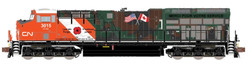 ScaleTrains Rivet Counter N SXT33636 DCC/ESU LokSound 5 Equipped GE ET44 Canadian National ‘Veterans Commemorative Scheme’ CN #3015