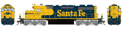 Athearn RTR HO ATH71498 DCC Ready EMD SD39 Santa Fe ATSF #1571