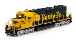 Athearn RTR HO ATH71596 DCC/Econami Equipped EMD SD39 Santa Fe ATSF #1564