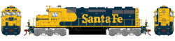 Athearn RTR HO ATH71598 DCC/Econami Equipped EMD SD39 Santa Fe ATSF #1571