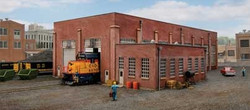 Walthers Cornerstone HO 933-2923 130' 2-Stall Diesel Engine House - Kit