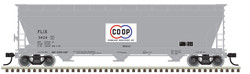 Atlas Master HO 20006944 ACF 4650 Centerflow Hopper Farmland CO-OP FLIX #3433