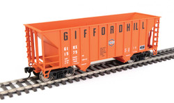 Walthers Mainline HO 910-56602 34' 100-Ton 2-Bay Hopper Gifford Hill GIHX #1575