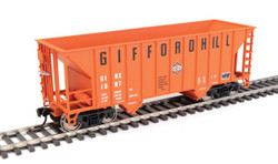 Walthers Mainline HO 910-56603 34' 100-Ton 2-Bay Hopper Gifford Hill GIHX #1587