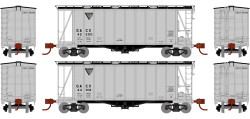 Athearn N ATH23872 GATC 40' 2600 Airslide Hopper GACX 2-Pack