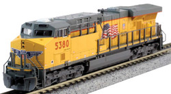 Kato N 176-8954 DCC Ready GE ES44AC GEVO Locomotive Union Pacific 'US Flag-Building America' Logo #5400 
