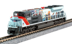 Kato N 176-8412-LS EMD SD70ACe Diesel Locomotive with DCC/ESU LokSound Union Pacific 'Powered By Our People' UP #1111