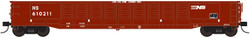 Trainworx N 25213-07 Corrugated 52' 6" Gondola Car Norfolk Southern NS #610211 