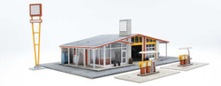 Walthers Cornerstone HO 933-3541 Vintage Gas Station - Kit