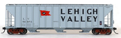 Tangent Scale Models HO 28061-02 PC Samuel Rea Shops 4600 Covered Hopper Lehigh Valley 'Delivery Gray 12-1968' LV #50958