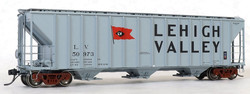 Tangent Scale Models HO 28061-10 PC Samuel Rea Shops 4600 Covered Hopper Lehigh Valley 'Delivery Gray 12-1968' LV #50984