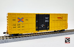 Aurora Miniatures HO 3050-TTX Gunderson / Greenbrier 6276 cf 50′ Plate F Boxcar TTX '2016 version' FBOX 18-Pack