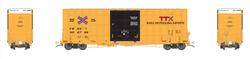 Aurora Miniatures HO 305018 Gunderson / Greenbrier 6276 cf 50′ Plate F Boxcar TTX '2016 version' FBOX #506913