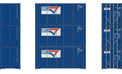 Athearn HO ATH27787 20' Corrugated Container CGM CGTU #1 3-Pack