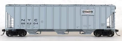 Tangent Scale Models HO 28111-12 General American 4700 Covered Hopper New York Central 946H 'Delivery Gray 1-1965' NYC #886225