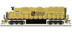 Atlas Master Gold HO 10004049 EMD GP40 Diesel Locomotive with Ditch Lights DCC/ESU Loksound Equipped Operation Lifesaver 50th Anniversary