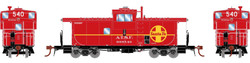 Athearn Genesis HO ATHG78375 DCC/Tsunami SoundCar Equipped ICC Caboose w/Lights & Sound Santa Fe Class CE-6 ATSF #999540