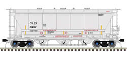 Atlas Master Plus HO 20006852 Trinity 3230 3-Bay Covered Hopper Cargill Salt CLSX #3211