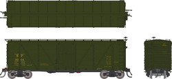 Rapido Trains Inc HO 171005-9004 Southern Pacific B-50-15 Boxcar 'Passenger scheme ' As Built w/ Viking Roof SP #9004