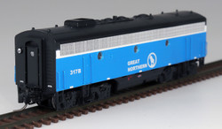 Intermountain N 69725S-03 DCC/ESU LokSound 5 Equipped EMD F7B Locomotive Great Northern 'Big Sky Blue' GN #281-B