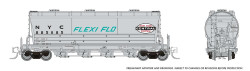 Rapido Trains Inc N 533003-885702 ACF PD3500 Flexi Flo Covered Hopper 'Late' New York Central 'As Delivered' NYC #885702