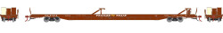 Athearn Genesis HO ATHG69592 F89-F 89’8” TOFC Flat Car Trailer Train Brown TTX  #151212