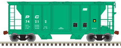 Atlas Trainman HO 20006552 PS-2 Covered Hopper Car Penn Central PC #74212