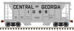 Atlas Trainman HO 20006555 PS-2 Covered Hopper Car Central of Georgia #1000