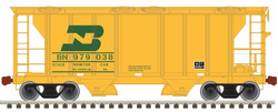 Atlas Trainman HO 20006594 PS-2 Covered Hopper Car Burlington Northern Scale Monitor Car BN #979038