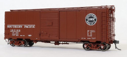 Tangent Scale Models HO 23120-08 Pullman-Standard Southern Pacific Lines Postwar 40’6” Box Car w/ 7′ Door Southern Pacific Brown B-50-28 'Delivery 1950+' SP #102297