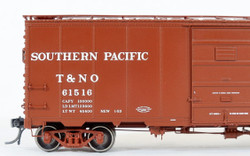 Tangent Scale Models HO 23121-02 Pullman-Standard Southern Pacific Lines Postwar 40’6” Box Car w/ 7′ Door Texas & New Orleans Brown B-50-32 'Delivery 1953+' T&NO #61485