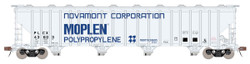 ScaleTrains Rivet Counter HO SXT33683 Pullman-Standard 5820 Covered Hopper Pullman Leasing 'Novamont' PLCX #43611