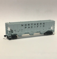 Trainworx N 24433-02 Pullman-Standard PS2-CD 4427 High-Side Covered Hopper Northern Pacific NP #76777