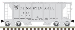 Atlas Trainman N 50005909 Pullman-Standard PS-2 2-Bay Covered Hopper Pennsylvania Railroad 'Shadow Keystone' PRR #257869