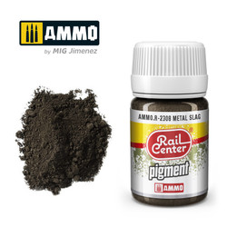 AMMO RailCenter Pigment AMMO.R-2308 METAL SLAG - 35ml Bottle
