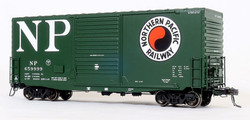 Tangent Scale Models HO 18018-02 Pullman-Standard PS-1 40' Mini-Hy Cube Boxcar Northern Pacific 'Original Loewy Green 1967' NP #659996