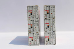 Jacksonville Terminal Company N 405619 40' High Cube Reefer Set K-Line - 6-Pack