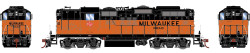 Athearn Genesis HO ATHG82372 DCC/Tsunami 2 Equipped GP9 Locomotive Milwaukee Road 'Billboard scheme' MILW #297