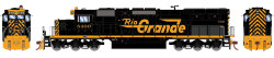 Athearn HO ATH73144 DCC/Tsunami 2 Equipped EMD SD40T-2 Locomotive Rio Grande D&RGW #5400