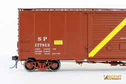 Tangent Scale Models HO 23010-07 SP Sacramento Shops Rebuilt 40-Foot Box Car With 10-Foot Doors 'Southern Pacific Brown Repaint 1965+' SP #177802