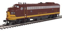 Walthers Proto 920-49520 EMD FP7A/F7B Locomotive Set DCC Ready Soo Line 'Maroon Dulux Gold Black' SOO #501A/C