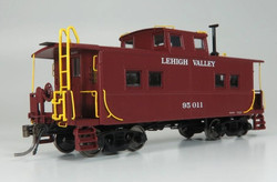 Rapido Trains Inc HO 144011 Northeastern-style Steel Caboose Lehigh Valley 'Tuscan Scheme' LV #95028