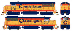 Bowser Executive Line HO 25137 DCC Ready GE U25B Phase IIa Locomotive Chessie System C&O #8127