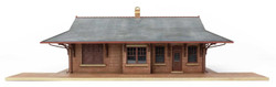 Walthers Cornerstone HO 933-3553 Pennsylvania System Brick Combination Station - Kit