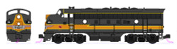 Kato N 106-0429-LS-DMW with DCC/ESU LokSound V5 EMD F7A/B Set Milwaukee Road 'Lightning Bolt' MILW #88A & #88B
