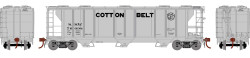 Athearn Genesis HO ATHG73628 PS-2 2893 3-Bay Covered Hopper Cotton Belt SSW #76098